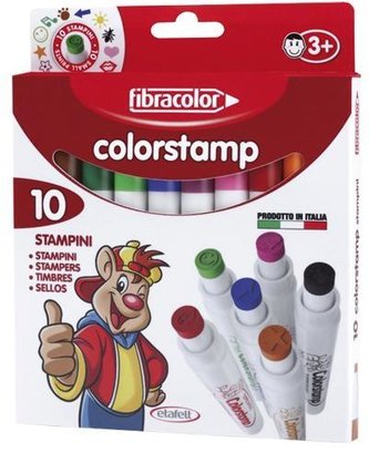 Mazaki Stamp 10 kol. FIBRACOLOR