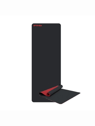 Spokey - DREAM Gumová podložka na cvičení, černá 0,5cm - šedá