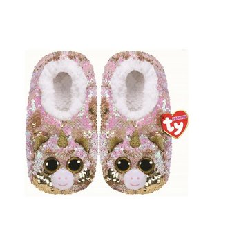 Ty Fashion Fantasia - Cekinowe Kapcie Jednorożec L