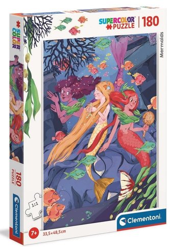 Clementoni Puzzle - Malá mořská víla, 180 dílků