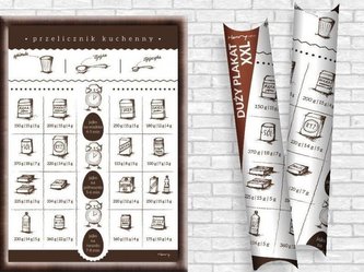 Plakat B2 Przelicznik kuchenny HENRY