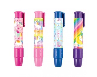 Mechaniczne gumki do ścierania Jednorożce