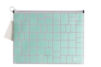 Teczka B4 PP z suwakiem Trend Green HAPPY COLOR