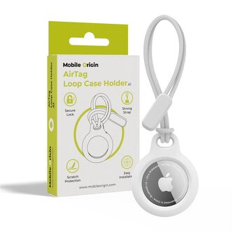 Mobile Origin Airtag Loop Case Holder A1, biały