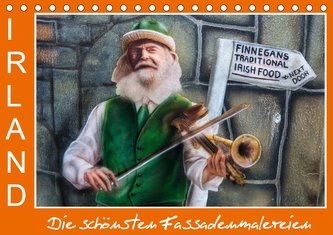IRLAND - Die schönsten Fassadenmalereien (Tischkalender 2021 DIN A5 quer)