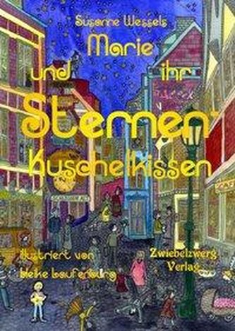 Marie und ihr Sternen-Kuschelkissen