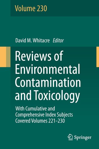 Reviews of Environmental Contamination and Toxicology volume