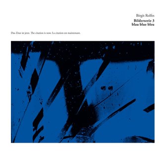 Bilderserie 3 blau blue bleu