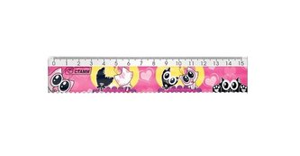 Linijka 15cm Pink