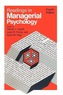Readings in Managerial Psychology 4e