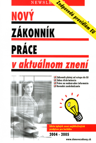 Nový zákonník práce v aktuálnom znení