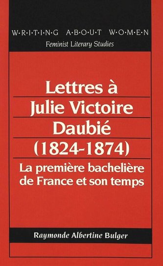 Lettres à Julie Victoire Daubié (1824-1874)