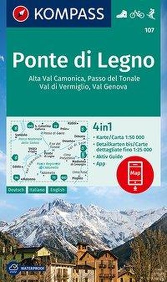 Ponte di Legno, Alta Val Camonica 1:50 000