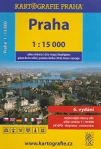 Praha - 1:15 000 atlas města