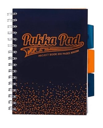 Project Book Blush Navy B5/100K kratka (3szt)