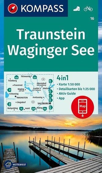 KV WK 16 Traunstein, Waginger See 1:50 000