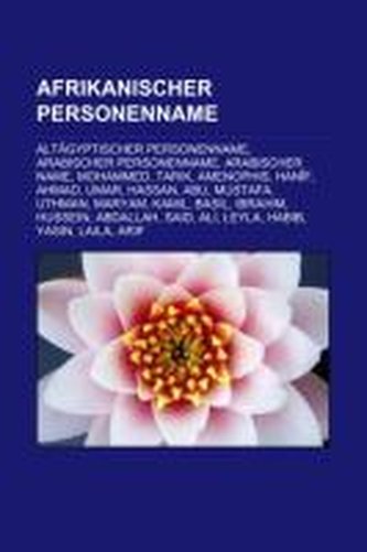 Afrikanischer Personenname
