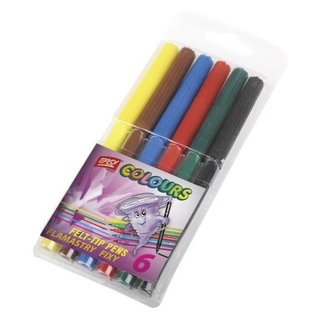 Pisaki 6 kolorów EASY