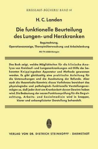 Die Funktionelle Beurteilung des Lungen- und Herzkranken