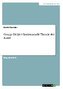George Dickie's Institutionelle Theorie der Kunst