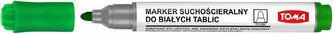 Marker do tablic okrągły zielony (10szt) TOMA