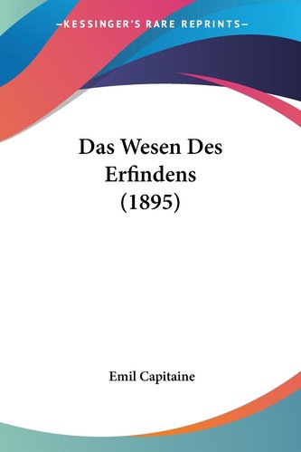 Das Wesen Des Erfindens (1895)