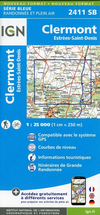 Clermont.Estrées-Saint-Denis 1:25 000