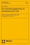 Das Auswirkungsprinzip im Kartellrecht der USA