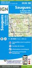 Saugues.Le Malzieu-Ville.Mont-Mouchet 1:25 000