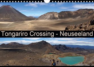 Tongariro Crossing - Neuseeland (Wandkalender 2021 DIN A4 quer)