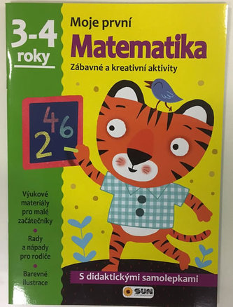Moje první matematika 3-4 roky - s didaktickými samolepkami