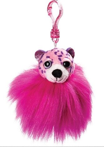 Pompon różowy leopard SUKI