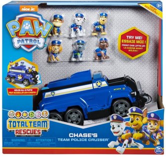 Psi Patrol Pojazd policyjny Chase'a + figurki