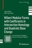 Hilbert Modular Forms with Coefficients in Intersection Homology and Quadratic Base Change