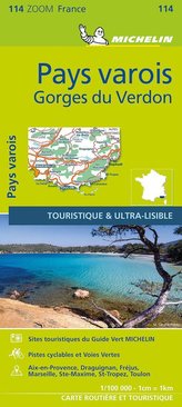 Pays varois Gorges du Verdon 1: 100 000