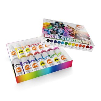 AK Interactive - Basic Starter Set (14 kolorów)