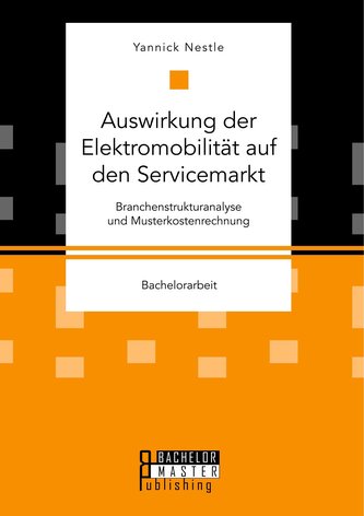 Auswirkung der Elektromobilität auf den Servicemarkt. Branchenstrukturanalyse und Musterkostenrechnung