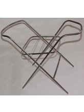 Držák na vaničku 102 cm stříbrný