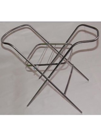 Držák na vaničku 102 cm stříbrný