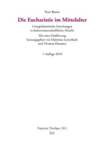 Die Eucharistie im Mittelalter