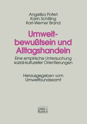 Umweltbewußtsein und Alltagshandeln