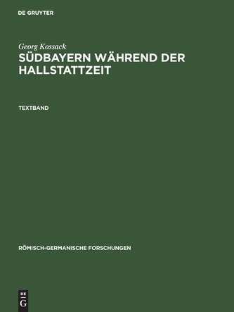 Südbayern während der Hallstattzeit