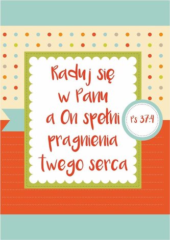 Kartka - Raduj się w Panu