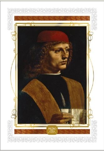 Karnet 16x23 B-3J 515 003 + koperta Leonardo DaVin