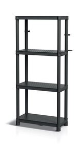 Regał  STACKARO SOLID 75 HD - kolor: czarny