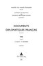Documents diplomatiques français