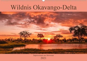Wildnis Okavango-Delta (Wandkalender 2021 DIN A2 quer)