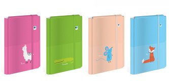 Teczka z gumką A4+ twarda oprawa B&B;