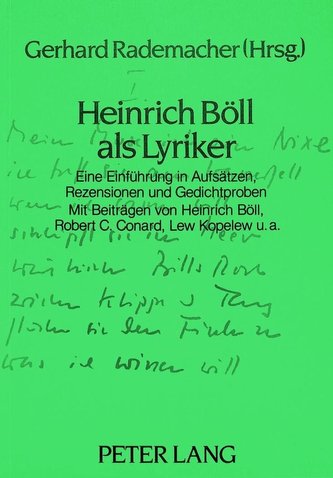 Heinrich Böll als Lyriker
