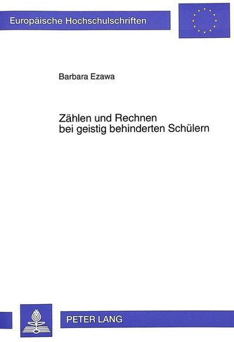 Zählen und Rechnen bei geistig behinderten Schülern